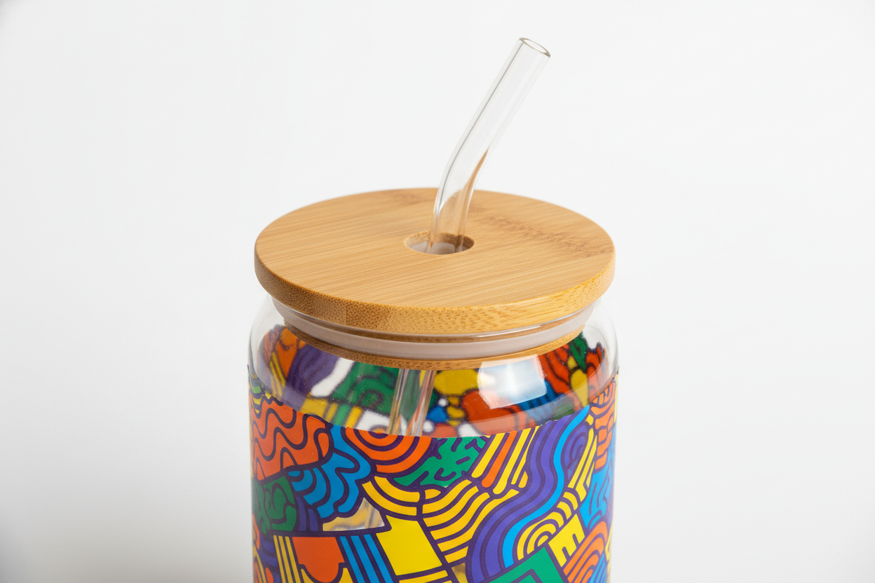 graphics on beer can not on lid